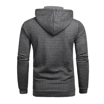 Nye Ankomst Hættetrøjer Mænd Sweatshirt langærmet ensfarvet Hætteklædte Sweatshirts Mandlige Hoodie Afslappet Sportstøj OS Stor Størrelse K53 0