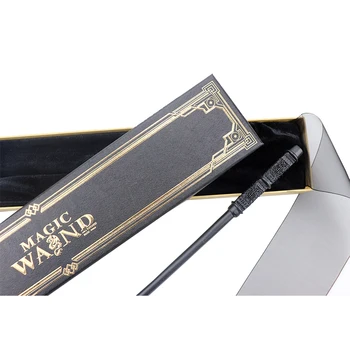 Nye Ankomst Metal Jern Kerne Snape Magic Wand Dumbledore Magiske Pinde Billetter og Kort Som Gave Elegant gaveæske Pakning Bånd 2