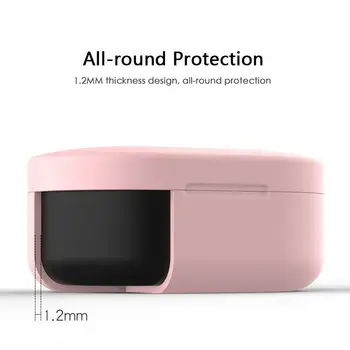 Nye Beskyttende Silikone Cover Øretelefon Sag for Xiaomi Redmi Airdots Bluetooth-Hovedtelefoner Mode Version Trådløs Opladning Box 1