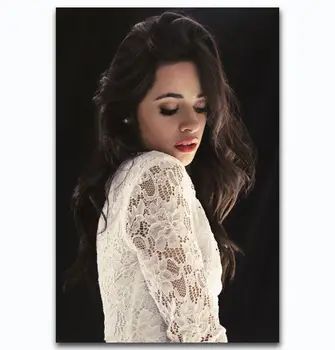Nye Camila Cabello Femte Harmoni Custom-Silke Kunst Plakat Wall Sticker Gave Dekoration 3