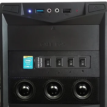 Nye ESLOTH Desktop-Computer Vigtigste Chassis Eksterne Optiske Drev frontpanel Lyd-Kabinet Indbygget Højtaler Optisk Drev Tilfælde 5
