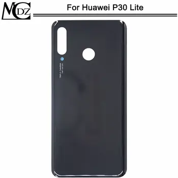 Nye P30 Lite Batteri Cover For Huawei P30 Lite / Nova 4E Telefonen Tilbage Bageste Boliger Tilfælde Dække Låg 0