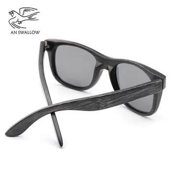 Nye retro trend Polariserede Solbriller i bambus træ solbriller til mænd kørsel Solbriller anti-ultraviolet briller TAC linse UV400 3
