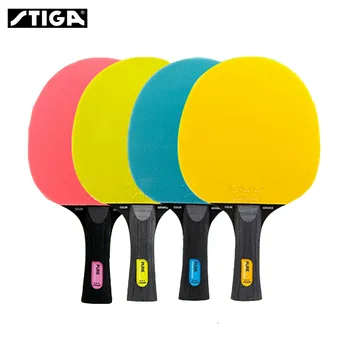 Nye Stiga Ren Farve Forhånd Serie Table Tennis Ketcher 5 Lag Blade Dobbelt Bumser-i Gummi Ping Pong Ketsjere 1