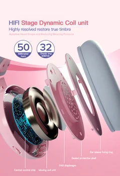 Nyeste Headset Gamer Pink Kat Ear Headset Søde PS4-Telefon, PC Med Mikrofon-3,5 mm USB Gaming Telefon PS4 Overear Gamer Pink 4