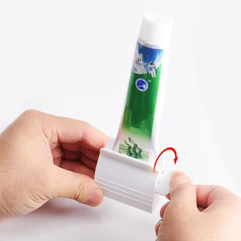 Nyt Badeværelse Tilbehør Tandpasta Squeezer Tand Pasta Dispenser Rør Squeezer Facial Cleanser Tryk på Rullende Holder til Børn 1
