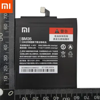 Nyt Batteri Til Xiaomi Mi4C Mi 4C Mobiltelefon Til Xiaomi Mi4C Batteri BM35 3000mAh På Lager 5