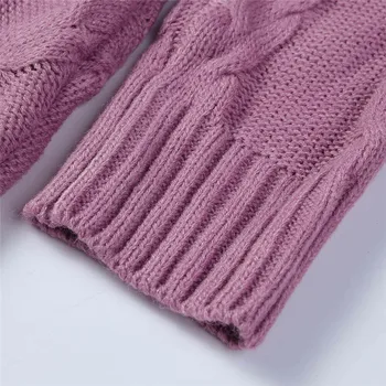 Nyt Design Fra Skulder Pullover Rullekrave Toppe Sweater Kvinder, Damer High Neck Jumper Kvindelige Varm Outwear Top Sueter Mujeres 1