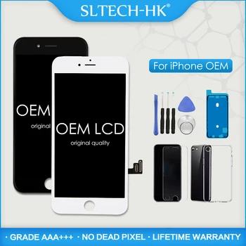 OEM AAA+++ For iPhone 6 6S 7 8 Plus LCD-tv Med 3D Kraft Touch Til iPhone 5 5C 5S 5SE Skærmen Digitizer Assembly-Displayet