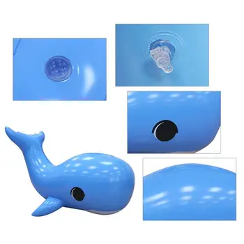 Offentlig Afspilning Børn Oppustelige Sprøjte Vand Pad Søde Tegneserie Dyr Dolphin Vand Mat Spille Pool Lawn Sprinkler-Toy 1
