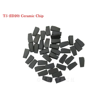 OkeyTech 10stk/masse Nye ID-T5-20 ID20 Transponder Chip Blank Carbon T5 Cloneable Chip For Bil-Tasten Cemamic T5 Glas, Keramik Chip 0