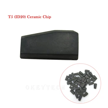 OkeyTech 10stk/masse Nye ID-T5-20 ID20 Transponder Chip Blank Carbon T5 Cloneable Chip For Bil-Tasten Cemamic T5 Glas, Keramik Chip 1