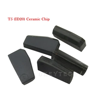 OkeyTech 10stk/masse Nye ID-T5-20 ID20 Transponder Chip Blank Carbon T5 Cloneable Chip For Bil-Tasten Cemamic T5 Glas, Keramik Chip 2