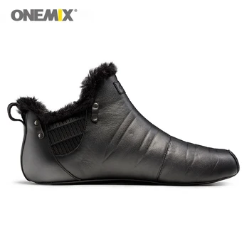 Onemix varm at holde walking sko til mænd, indendørs sko ingen lim miljøvenlige udendørs trekking gå-sko, tøfler 29351