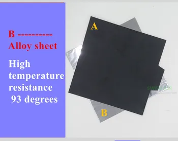 Opdatering Magnetiske Print Bed Tape med håndtag For ABS 50/200/220/235/250/300mm-pladsen Udskrive Mærkaten Flex Plade A+B 3D Printer dele 0