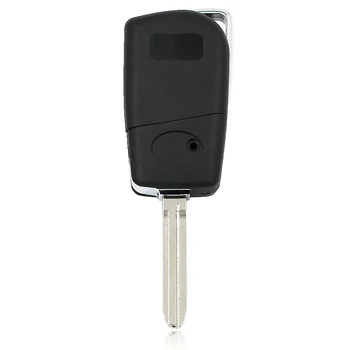 Opgraderet Flip 3 knapper Fjernbetjening key FOB for Toyota Camry Corolla Hilux 433.92 mhz med 4D67-chip, FCC ID : B41TA B42TA TOY43 uncut 2