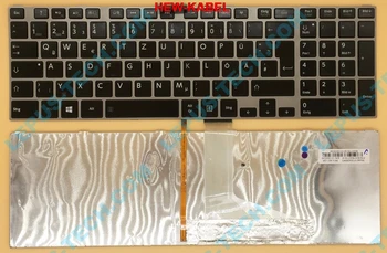 Original GR baggrundsbelyst Tastatur til TOSHIBA L850 C850 C855 C855D M850 M855 L850D L855-baggrundsbelyst tastatur med baggrundsbelysning tysk 29982