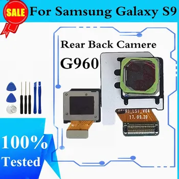 Original Kamera Til Samsung Galaxy S9 Bageste Kamera på Bagside Modul Flex Kabel Til Samsung G960 G960F Kamera Udskiftning af Reservedele 3