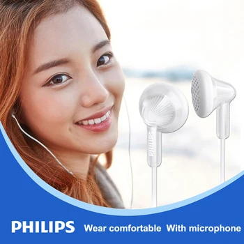 Original Philips SHE3015 Støtte Mikrofon-Wire Kontrol Wired In-ear for Huawei P10 med 3,5 mm Stik Smart telefon Officielle Test 2