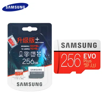 Original SAMSUNG EVO Plus Micro SD-Kort, SDXC-U1 64GB U3 128GB 256 GB 512 GB High Speed Hukommelseskort Til Telefonen/Kameraet 5