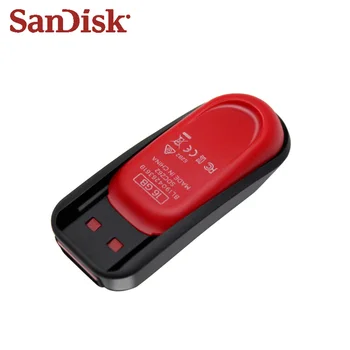 Original SanDisk USB 2.0 hukommelsesnøgle 32GB, 64GB 16GB Flash-Drev Mini-Sort U Stick lagerenhed Til Computer 5