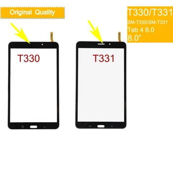 Original Touchscreen Til Samsung Galaxy Tab 4 8.0 SM-T330 T330 SM-T331 T331 Touch Screen Digitizer Front Glas, Touch-Panel 4