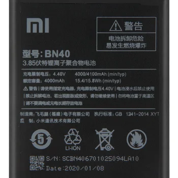 Originale Batteri BN40 BN42 BM49 BM50 BM51 For Xiaomi Redmi 4 Pro Prime 3G-32G RAM ROM-Udgaven Redrice 4 Redmi4 Mi Antal Max2 Max3 499