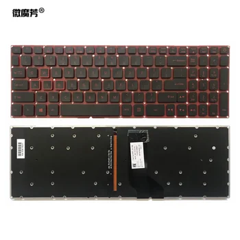 OS laptop tastatur AN515-51 for Acer Nitro 5 AN515 AN515-52 AN515-53 notebook Tastatur sort med Baggrundsbelyst 0