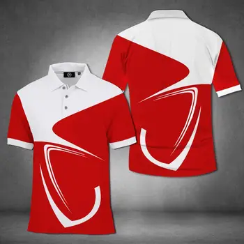 Oversize Polo Multicolor Stitchi Bomuld Logo Print Toppe Dit LOGO Skræddersyet Åndbar Shirts Plus Size Polo Dropshipping 5