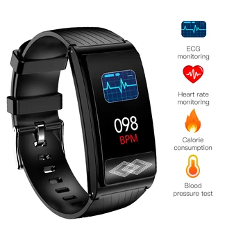 P10 Smartband blodtryk smart armbånd 24-timers dynamisk pulsmåler PPG ' s EKG-smart armbånd aktivitet, fitness tracker 2