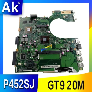 P452SJ Laptop Bundkort Til Asus P452S P452SJ PRO452S Bundkort Teste OK N3700 CPU GT920M/2GB 0