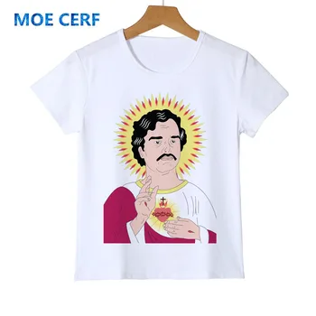 Pablo Escobar Børne T-Shirt Colombianske narkobaron Kartellet Penge drengens T-Shirt Sommer Pige Camiseta Tshirt sjove Toppe Baby Tees Z49-7 1