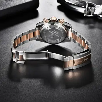 PAGANI DESIGN Automatisk mænd ser 2020 nye guld kvarts armbåndsur top luksus sport mode chronograph Japan VK63 Reloj Hombres 2