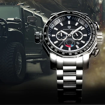 PAGANI DESIGN Mænds ure kvarts business armbåndsur mænd luksus fuld stål chronograph store dial sport watch mode mænd 2020 2