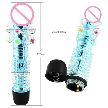 Partikler Dildo Vibrator G Spot Klitoris Stimulator Fisse Massageapparat Voksne Produkt Sex Legetøj til Kvinder, Kvindelige Masturbator Sex Shop 9600