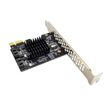 PCI-E SATA 1X 4X 8X 16X PCI-E-Kort PCI-Express SATA 3.0-2-Port SATA III 6 gbps Udvidelse Adapter Plader med Marvel 9125 chip 5