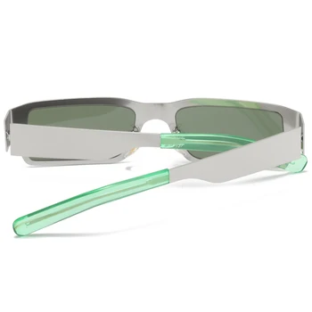 Peekaboo rustfrit stål firkantet ramme solbriller til mænd uv400 sommeren mandlige sol briller vintage kvinder 2021 metal af høj kvalitet 3