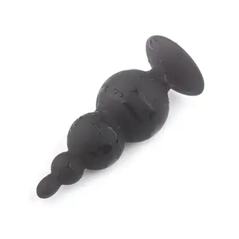 Perler Plug G-spot Butt Klitoris Stimulation Voksen for Kvinder, Par Silikone sexlegetøj 12 x 1,1 cm 17141