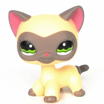 Pet Shop lps Anime Legetøj Stå Små Korte Hår Kat Pink Sort Gamle Originale Hund Gravhund Hyrde Great Dane Gratis Fragt 1