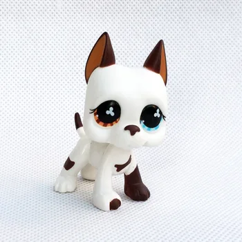 Pet Shop lps Anime Legetøj Stå Små Korte Hår Kat Pink Sort Gamle Originale Hund Gravhund Hyrde Great Dane Gratis Fragt 3