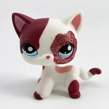 Pet Shop lps Anime Legetøj Stå Små Korte Hår Kat Pink Sort Gamle Originale Hund Gravhund Hyrde Great Dane Gratis Fragt 5