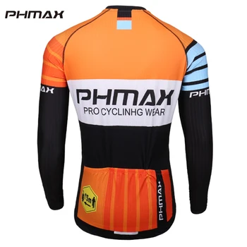 PHMAX Polyester langærmet Trøje Efteråret MTB Cykel Cykling Tøj Foråret Quick-Dry Racing Cykel Cykling Tøj 1