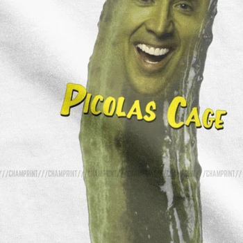 Picolas Bur Mænd er T-Shirts Nicolas Cage Sjove Meme Awesome t-Shirt kortærmet T-Shirt i Ren Bomuld Grafisk Trykt Toppe 0