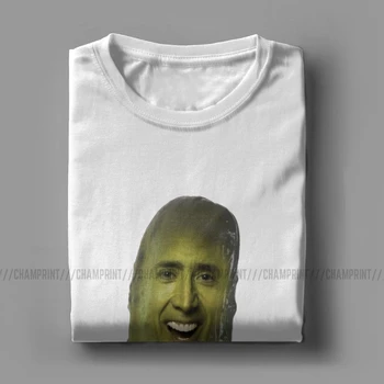 Picolas Bur Mænd er T-Shirts Nicolas Cage Sjove Meme Awesome t-Shirt kortærmet T-Shirt i Ren Bomuld Grafisk Trykt Toppe 4
