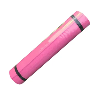 Pink yogamåtte 6mm 173cmx60cm Eva Tyk, Slidstærk yogamåtte, Non-slip Motion Fitness Pad For Begyndere Miljømæssige Trænings-og Gymnast 0