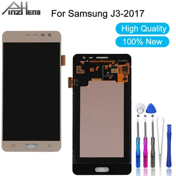 PINZHENG Telefon LCD-For Samsung Galaxy J3 2017 J330 J330FN SM-J330FN LCD-Skærm Touch screen Digitizer Assembly Udskiftning