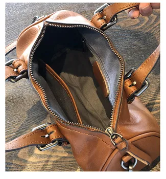 PNDME mode vintage luksus ægte læder damer håndtaske afslappede udendørs party skulder crossbody tasker weekend taske til kvinder 7550