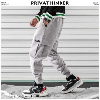 Privathinker Lommer Cargo Bukser Mænd Tøj 2018 Mand Streetwear Harem Bukser Mandlige Hip Hop Joggere Bukser Koreansk Mode Bukser 4