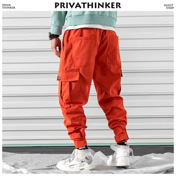 Privathinker Lommer Cargo Bukser Mænd Tøj 2018 Mand Streetwear Harem Bukser Mandlige Hip Hop Joggere Bukser Koreansk Mode Bukser 5