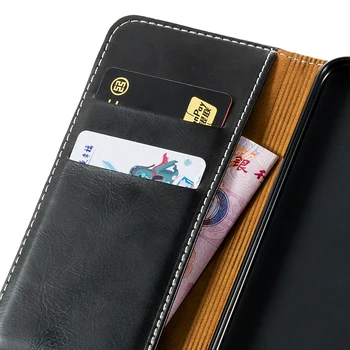Pu Læder Telefon Tilfældet For Xiaomi Redmi 6A Flip Book Sag For Xiaomi Redmi 6A Business Pung Sag Soft TPU Silicone bagcoveret 5